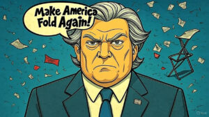 Steve Bannon in intense discussion during War Room episode with co-hosts and political commentary overlays